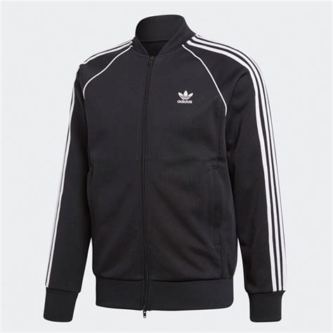 adidas jacke schwarz mit weißen punkten|Schwarze Jacken .